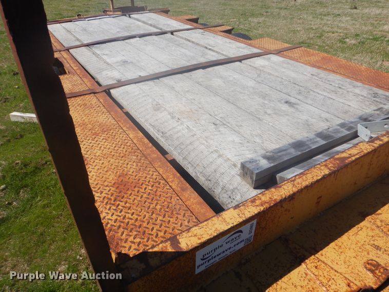 image for item DI2463 Shop built tilt deck trailer