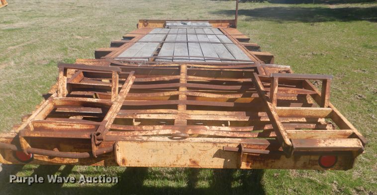 image for item DI2463 Shop built tilt deck trailer