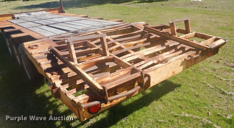 image for item DI2463 Shop built tilt deck trailer