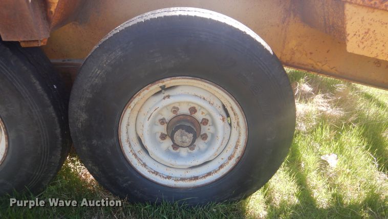 image for item DI2463 Shop built tilt deck trailer