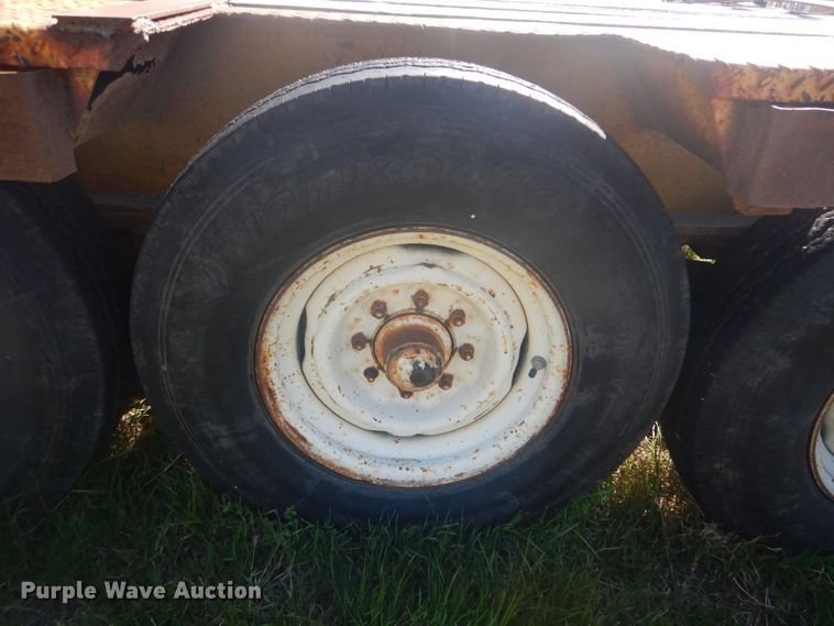 image for item DI2463 Shop built tilt deck trailer