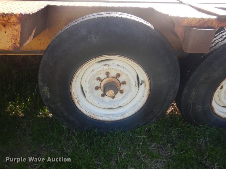 image for item DI2463 Shop built tilt deck trailer