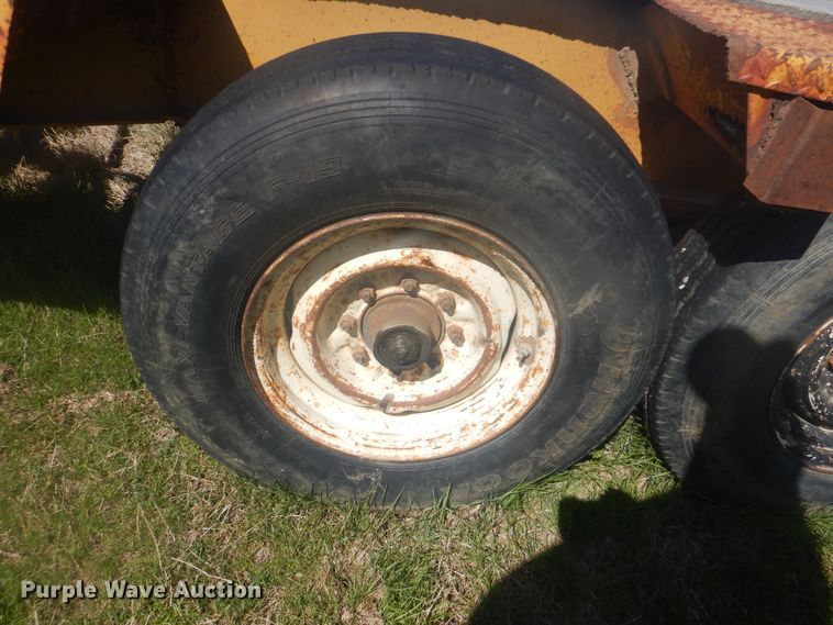 image for item DI2463 Shop built tilt deck trailer