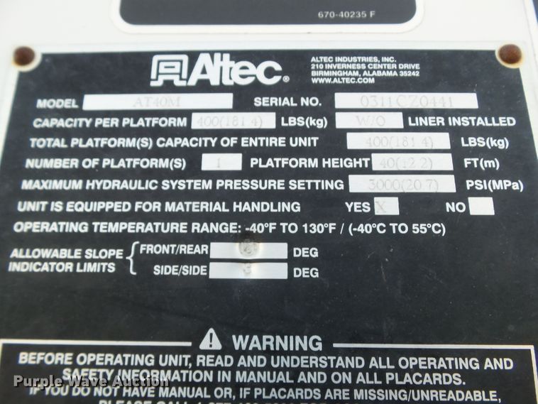 image for item EM9929 2011 Dodge Ram 5500 bucket truck