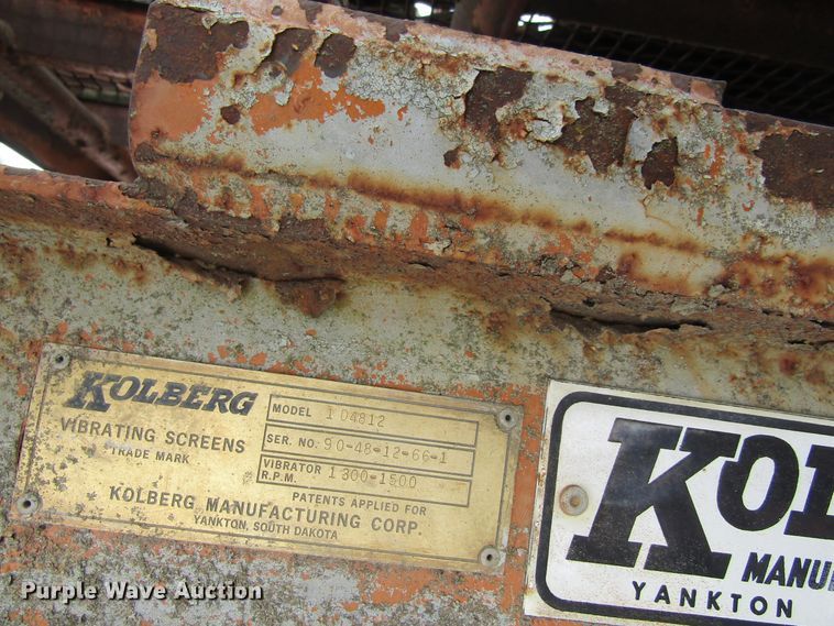 image for item FD9376 Kolberg 1D4812 vibrating screen
