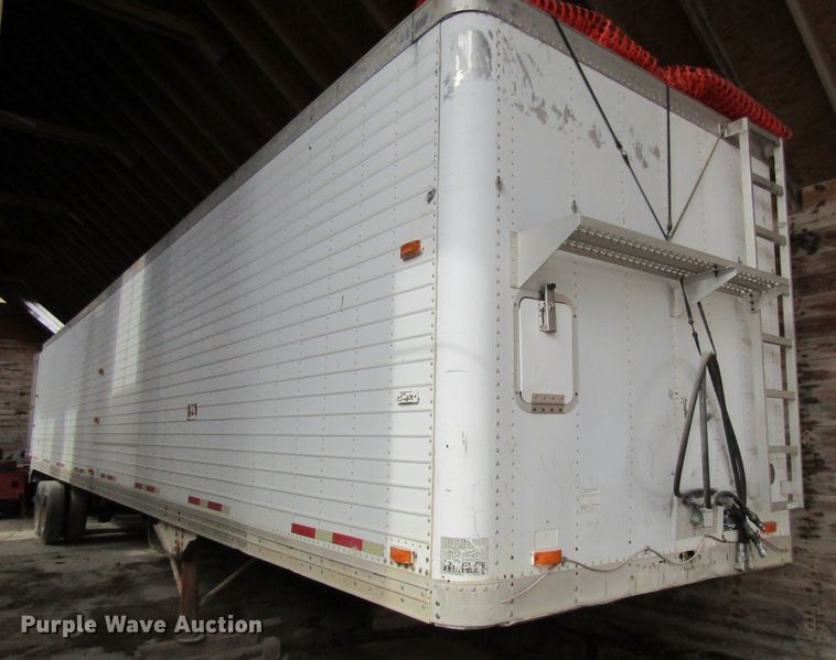 image for item FD9380 1995 Timpte live bottom trailer