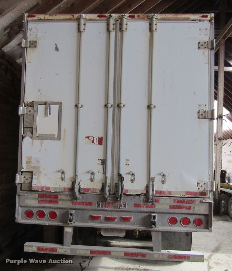 image for item FD9380 1995 Timpte live bottom trailer