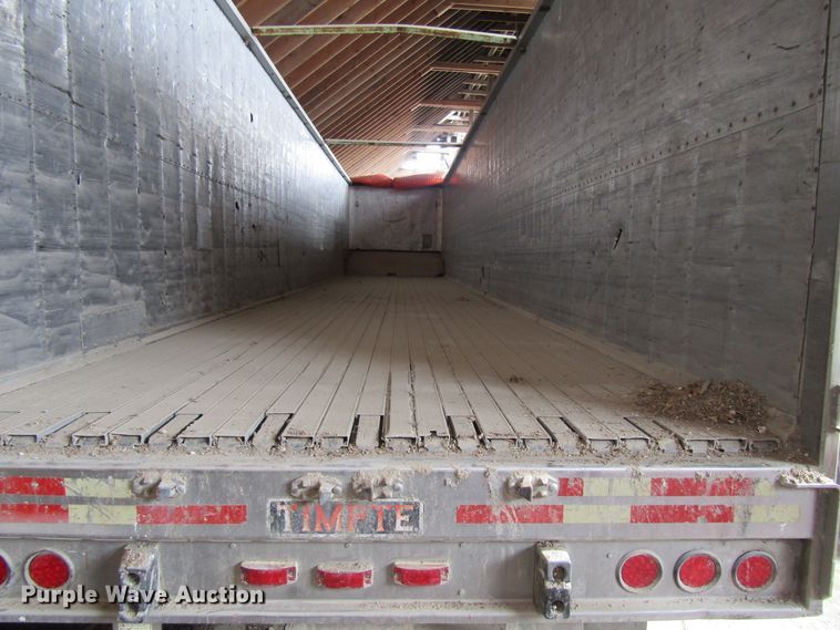 image for item FD9380 1995 Timpte live bottom trailer