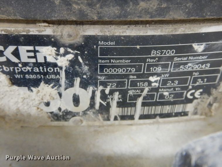 image for item FY9081 Wacker BS700 plate compactor