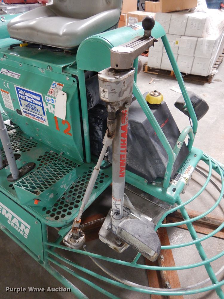image for item FY9105 2013 Whiteman HHN34TVDTCSL5 power trowel