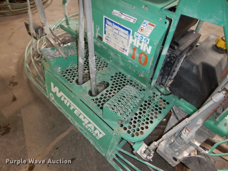 image for item FY9107 2013 Whiteman HHN34TVDTCSL5 power trowel