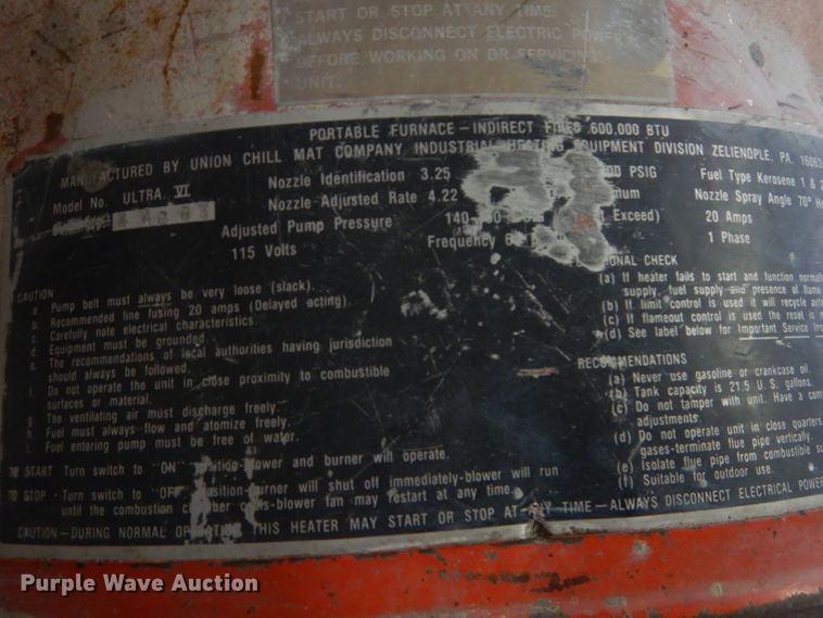 image for item FY9109 Ultramatic 4 heater