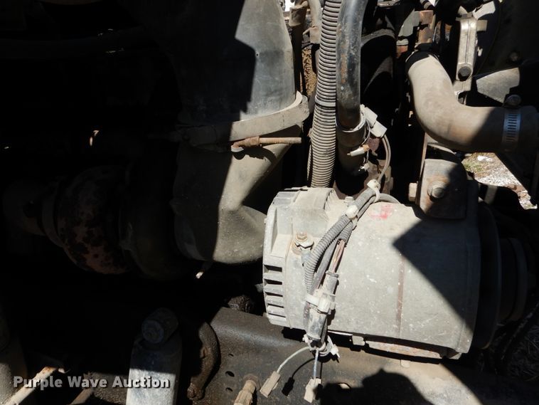 image for item GB9795 1990 Ford L9000 flat dump bed truck