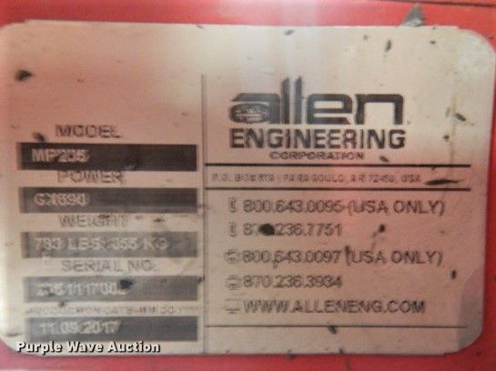 image for item GD9149 Allen Mechanical Pro 235 power trowel