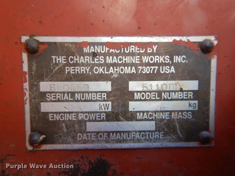 image for item GD9186 1994 Ditch Witch 5110 trencher