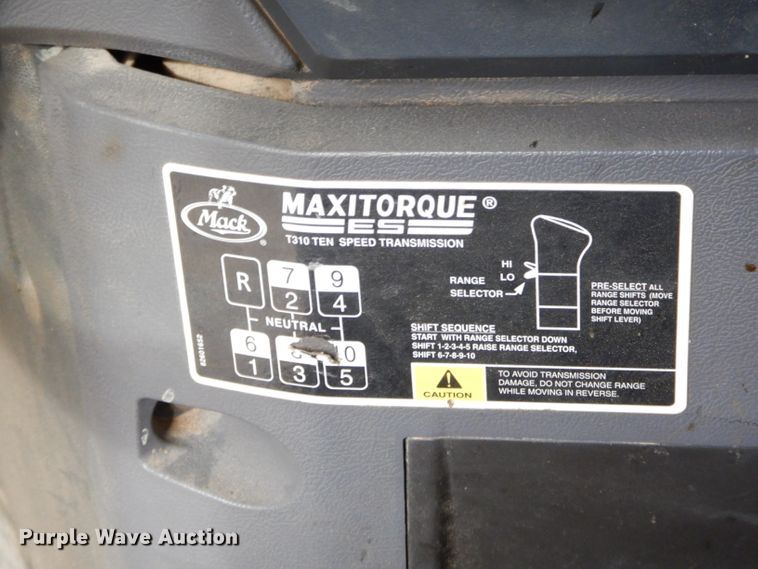 image for item GG9729 2012 Mack 700 dump truck