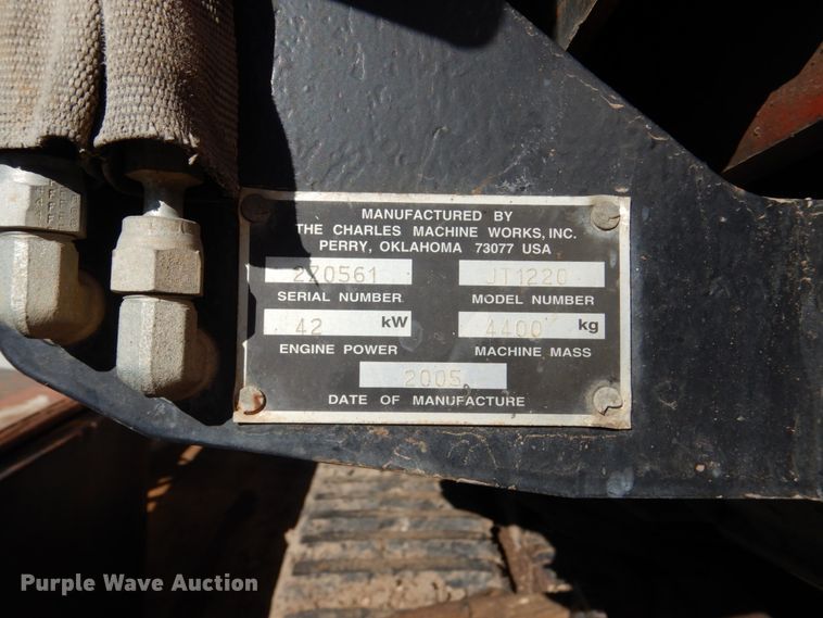 image for item GO9034 2005 Ditch Witch JT1220 Mach 1 directional boring unit