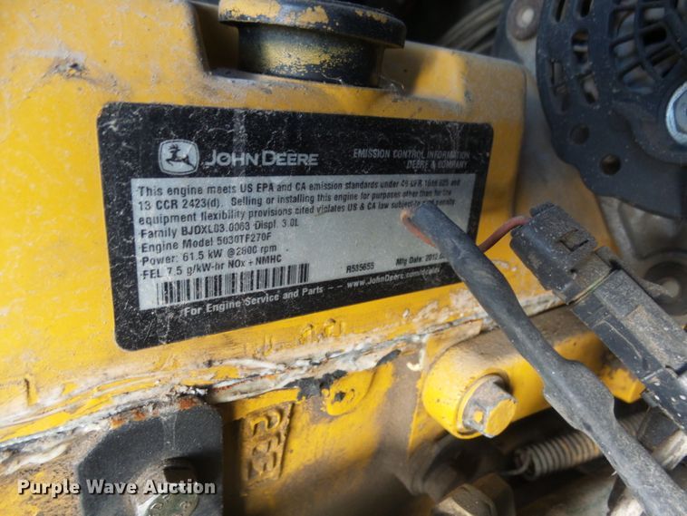 image for item GV9759 2012 Sullair 210HDUQ air compressor