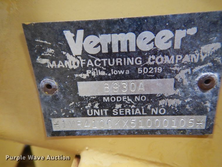 image for item GW9514 2008 Vermeer RTX1250 trencher