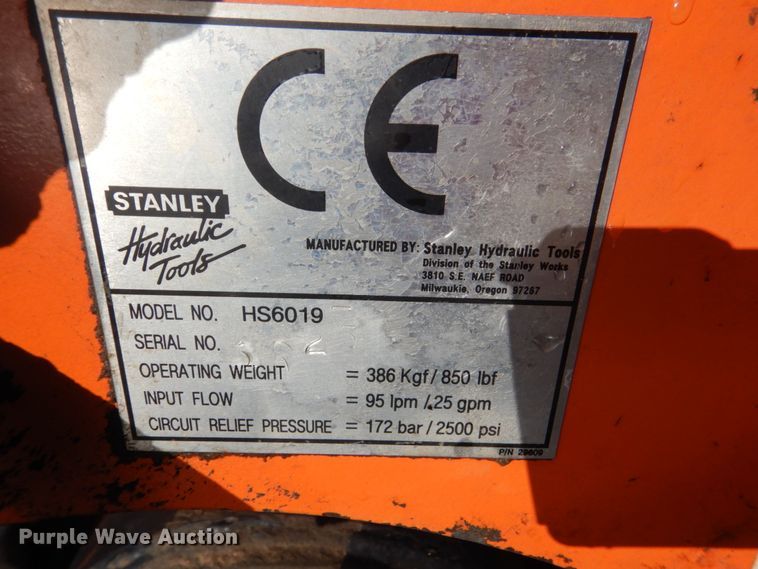 image for item GW9556 Stanley HS6019 plate compactor