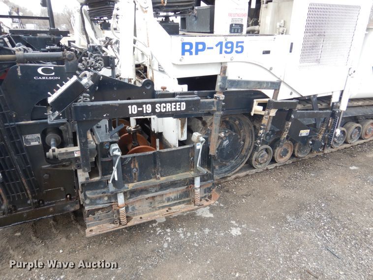 image for item GX9876 2003 Roadtec RP-195 paver