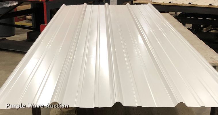 image for item H1319 (60) sheets of metal roofing/siding
