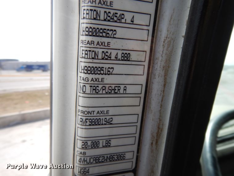 image for item DF5907 1998 Volvo WG64 Akzo Nobel slurry truck