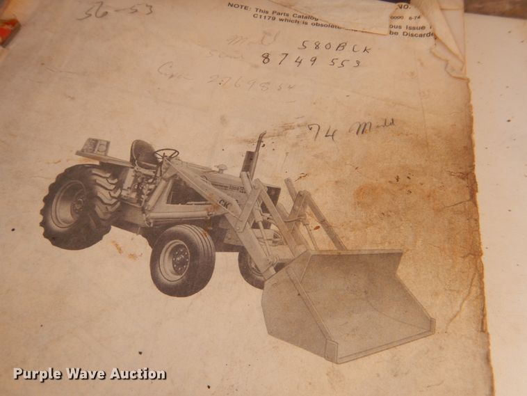 image for item DF7393 1974 Case 580B backhoe