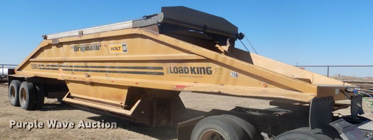 image for item DF7401 1996 Load King 2060-40-2 bottom dump trailer