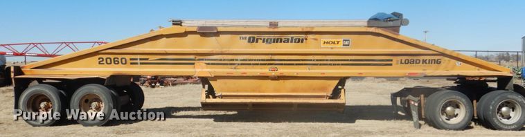 image for item DF7401 1996 Load King 2060-40-2 bottom dump trailer