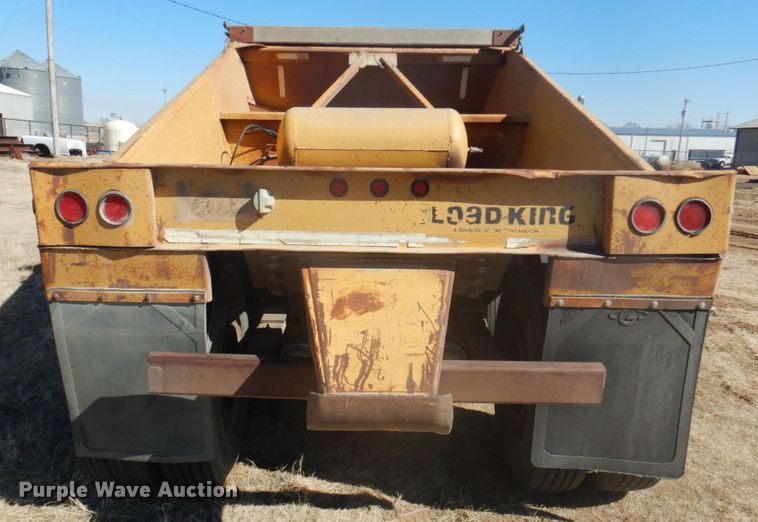 image for item DF7401 1996 Load King 2060-40-2 bottom dump trailer