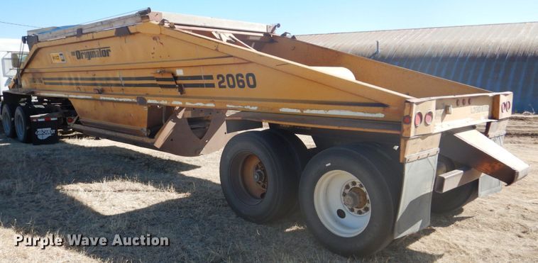 image for item DF7401 1996 Load King 2060-40-2 bottom dump trailer