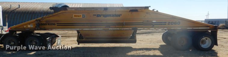 image for item DF7401 1996 Load King 2060-40-2 bottom dump trailer