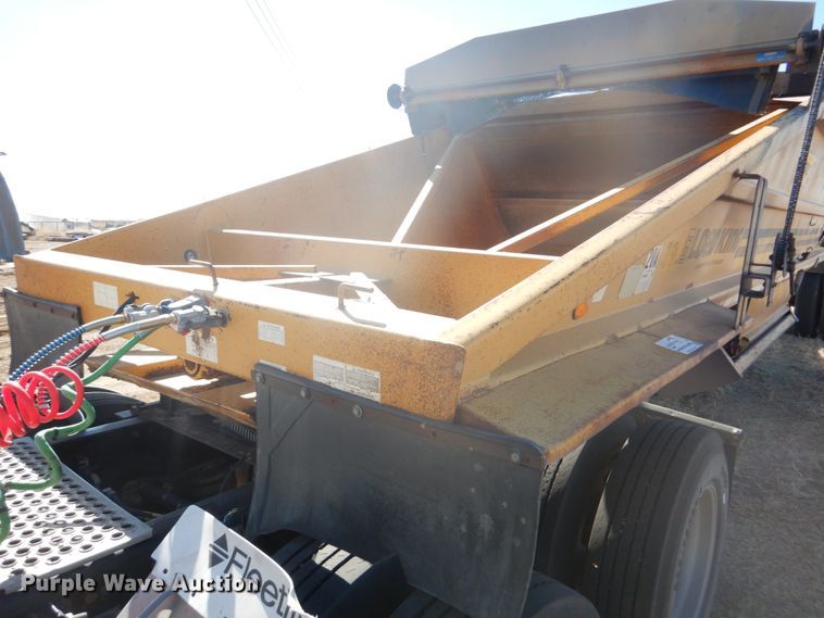 image for item DF7401 1996 Load King 2060-40-2 bottom dump trailer