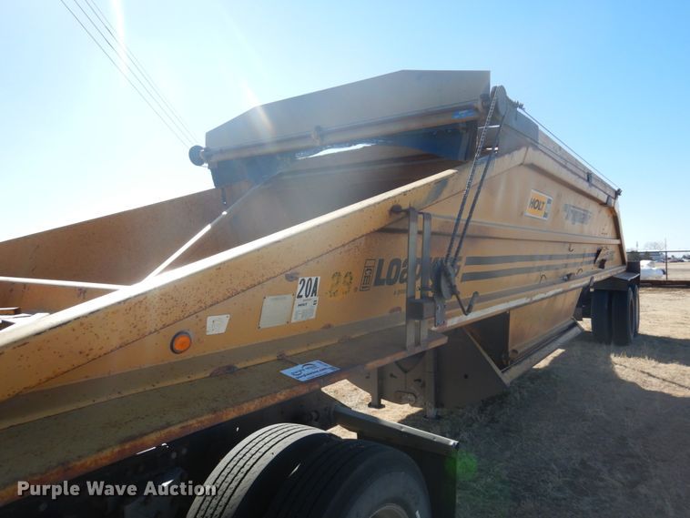 image for item DF7401 1996 Load King 2060-40-2 bottom dump trailer