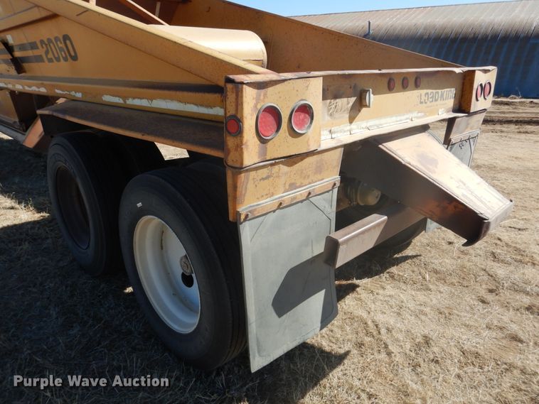 image for item DF7401 1996 Load King 2060-40-2 bottom dump trailer