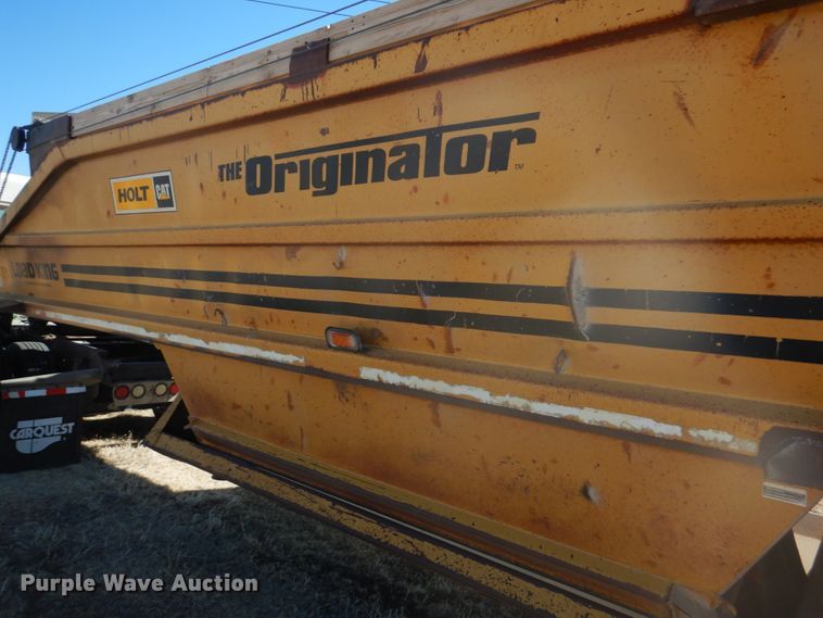 image for item DF7401 1996 Load King 2060-40-2 bottom dump trailer