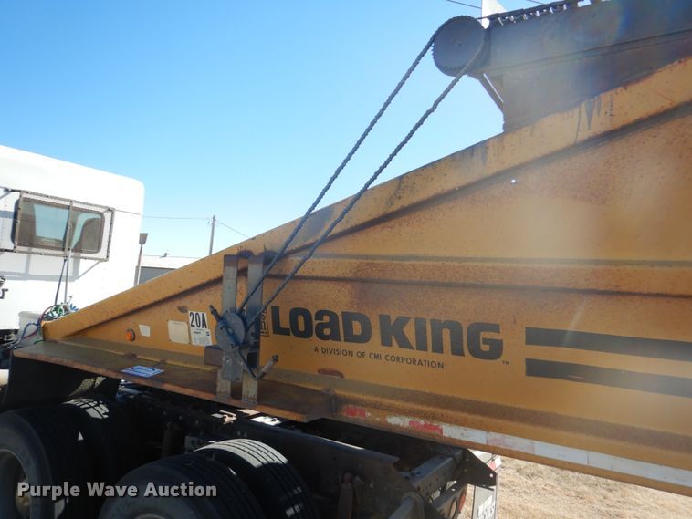 image for item DF7401 1996 Load King 2060-40-2 bottom dump trailer