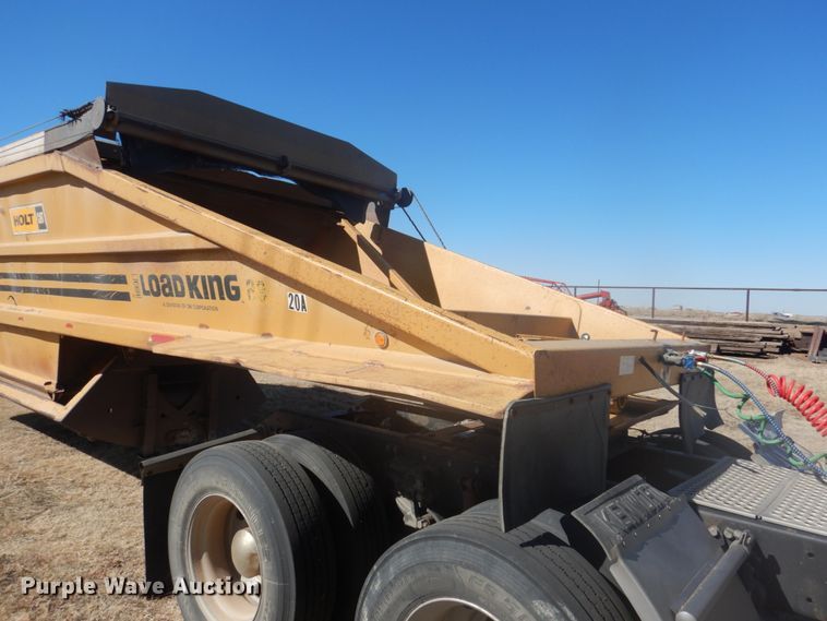 image for item DF7401 1996 Load King 2060-40-2 bottom dump trailer