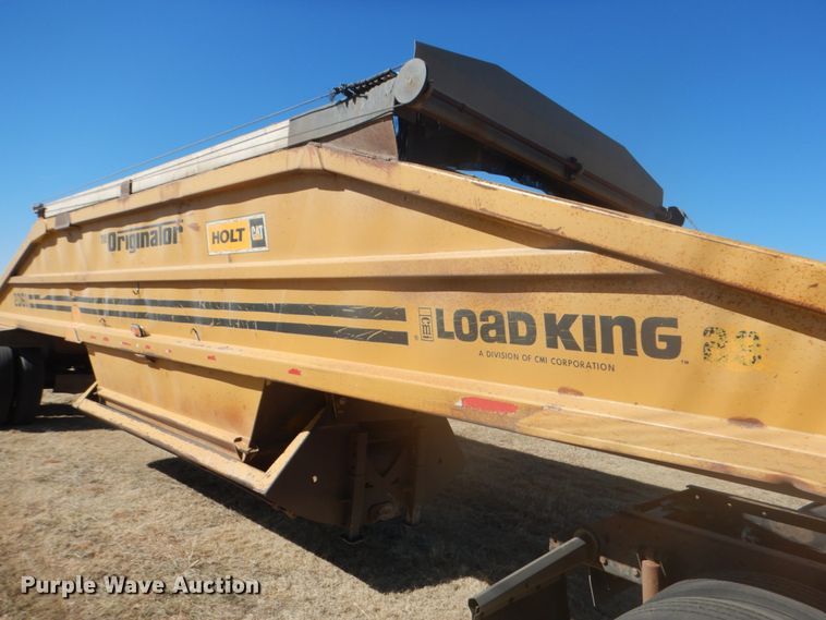 image for item DF7401 1996 Load King 2060-40-2 bottom dump trailer