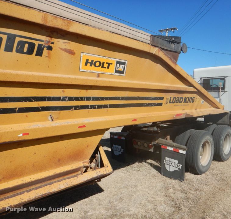 image for item DF7401 1996 Load King 2060-40-2 bottom dump trailer