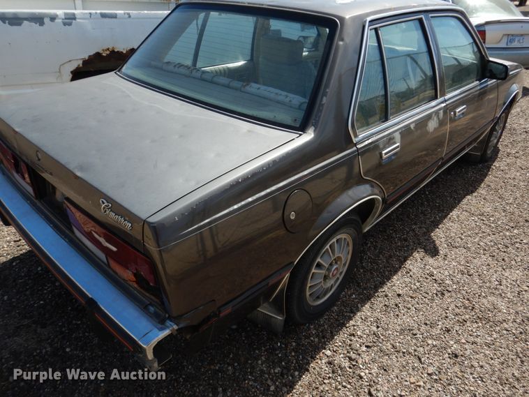 image for item DF7410 1984 Cadillac Cimarron