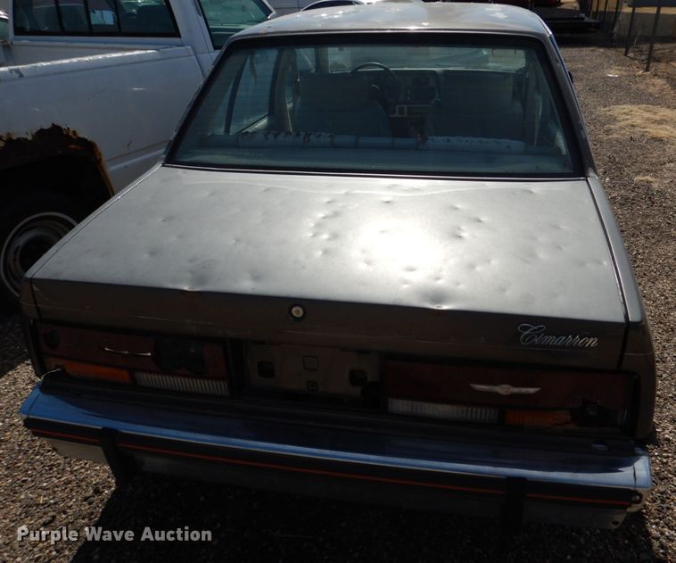image for item DF7410 1984 Cadillac Cimarron