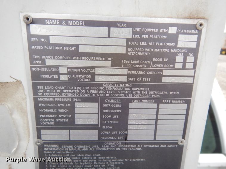 image for item DG6284 2009 Ford F550 Super Duty XL bucket truck