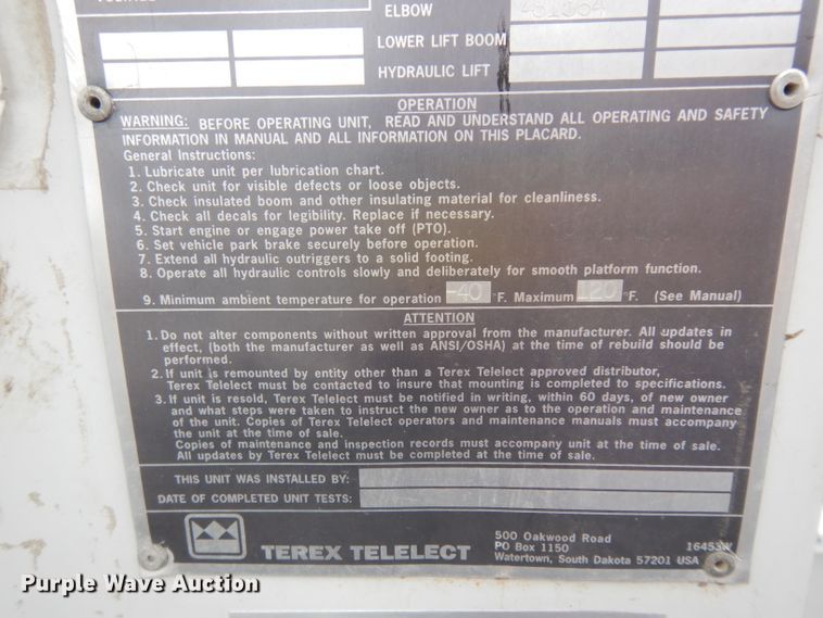 image for item DG6284 2009 Ford F550 Super Duty XL bucket truck