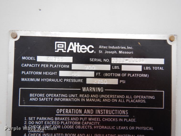 image for item DG6285 1989 Chevrolet C70 bucket truck