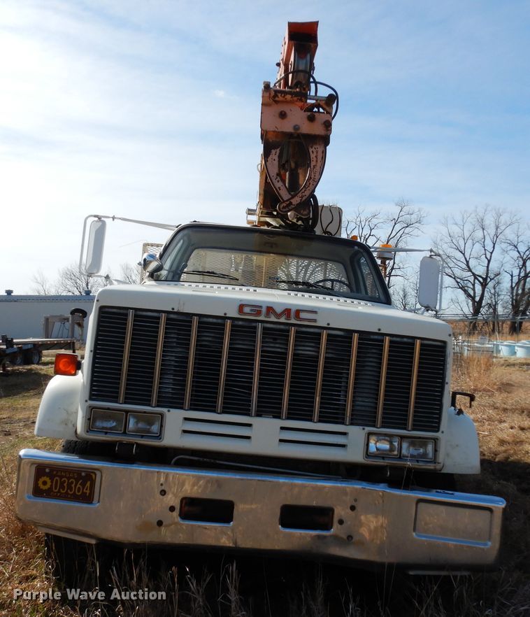 image for item DG6338 1981 GMC TopKick crane truck