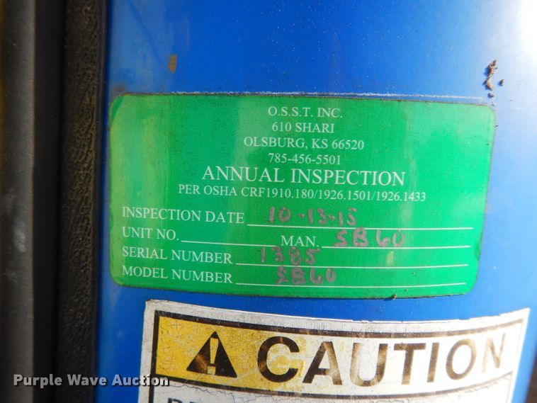 image for item DG6342 2000 Up Right SB60 boom lift