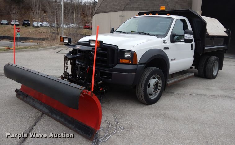 image for item DG6359 2007 Ford F450 Super Duty XL dump truck