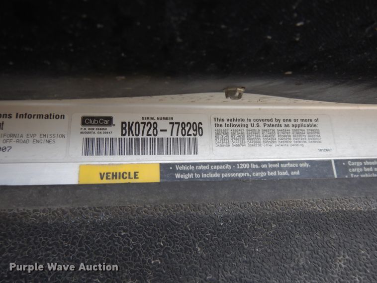 image for item DI2734 2008 Bobcat 2100 utility vehicle